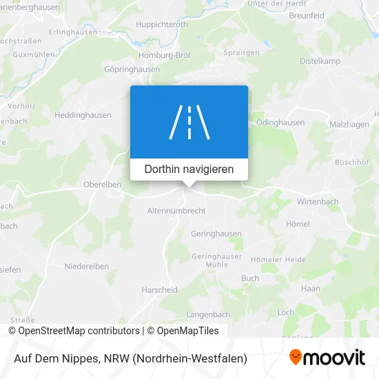 Auf Dem Nippes Karte