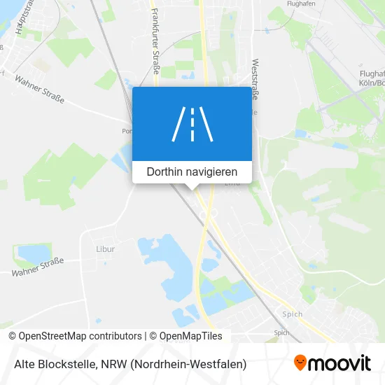 Alte Blockstelle Karte