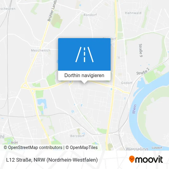 L12 Straße Karte
