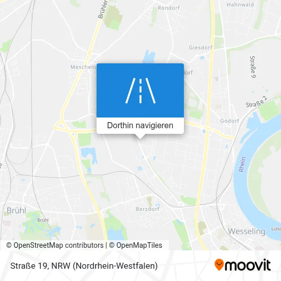 Straße 19 Karte