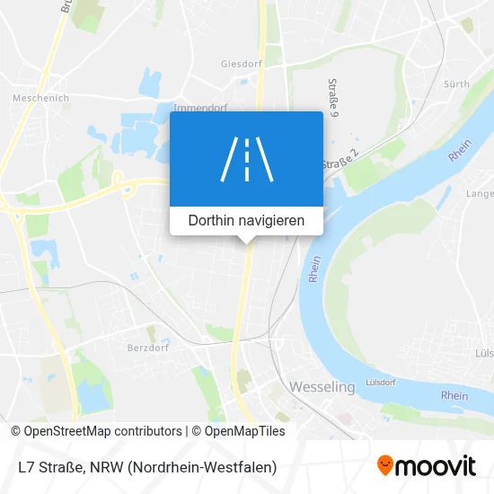 L7 Straße Karte