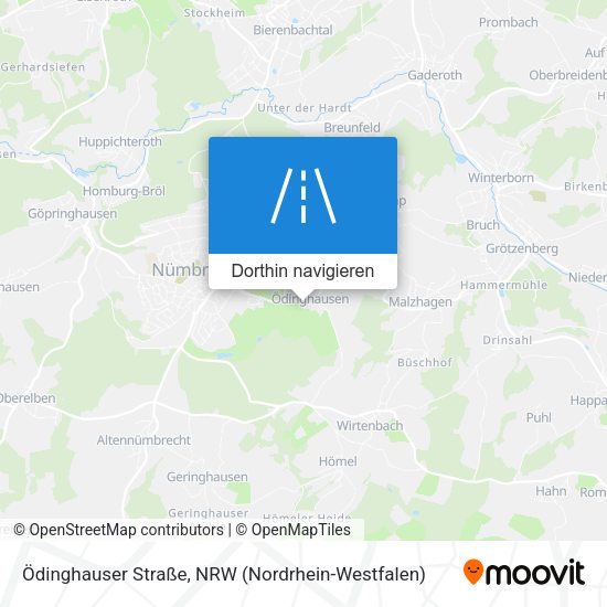 Ödinghauser Straße Karte