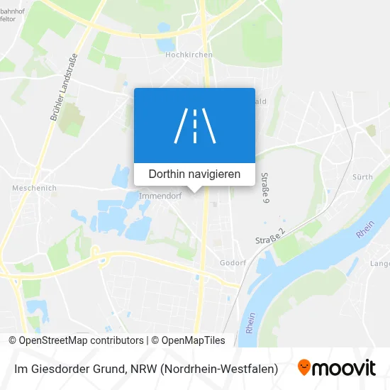 Im Giesdorder Grund Karte