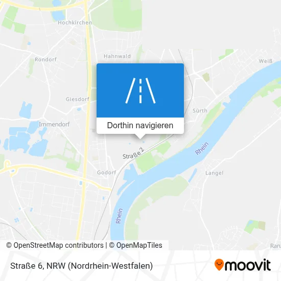 Straße 6 Karte