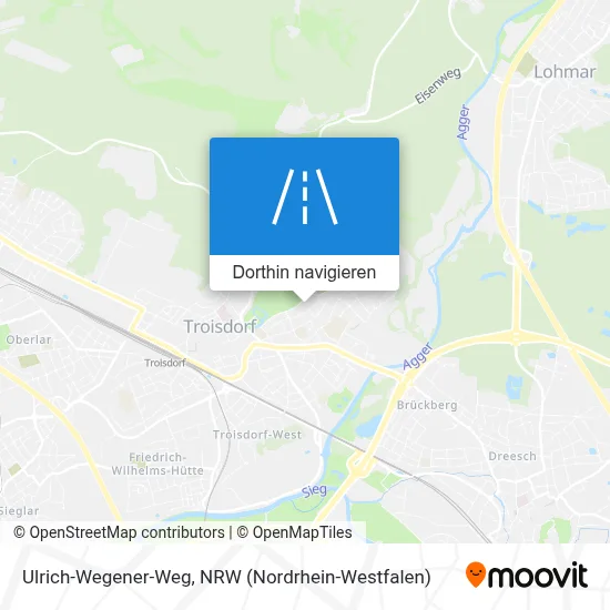 Ulrich-Wegener-Weg Karte