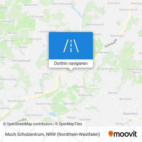 Much Schulzentrum Karte