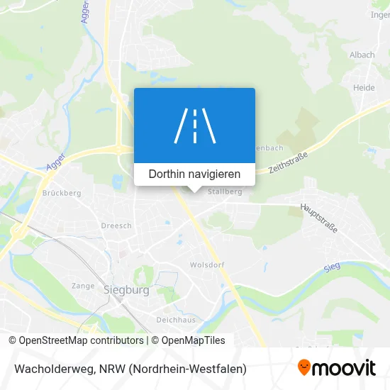 Wacholderweg Karte