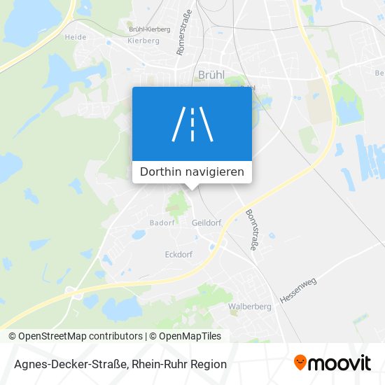 Agnes-Decker-Straße Karte