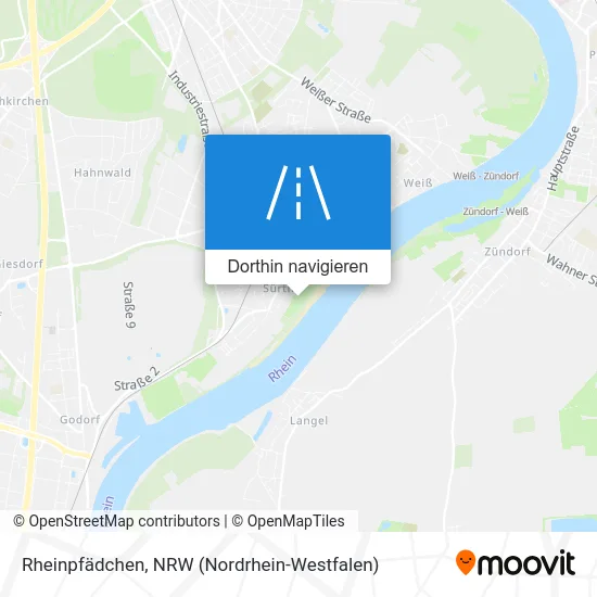 Rheinpfädchen Karte