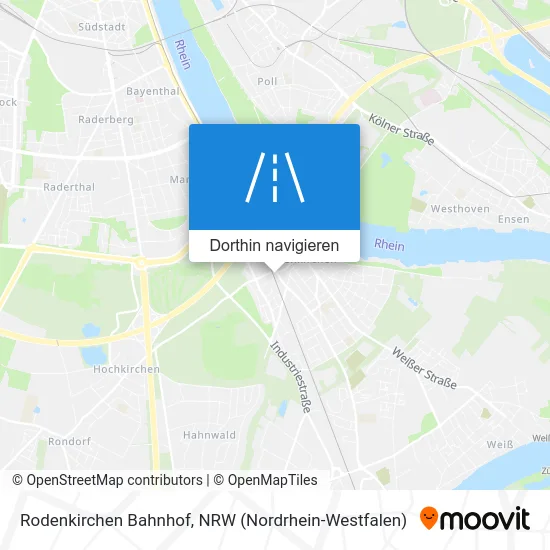 Rodenkirchen Bahnhof Karte