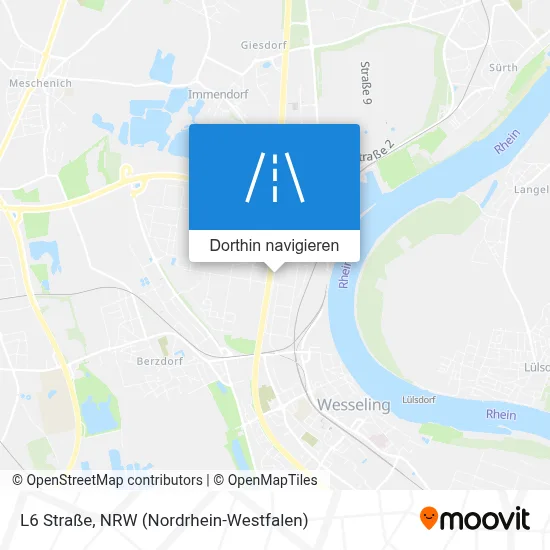 L6 Straße Karte