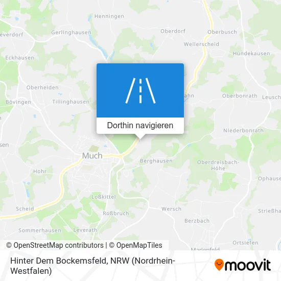 Hinter Dem Bockemsfeld Karte