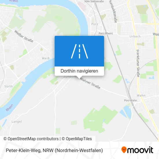 Peter-Klein-Weg Karte