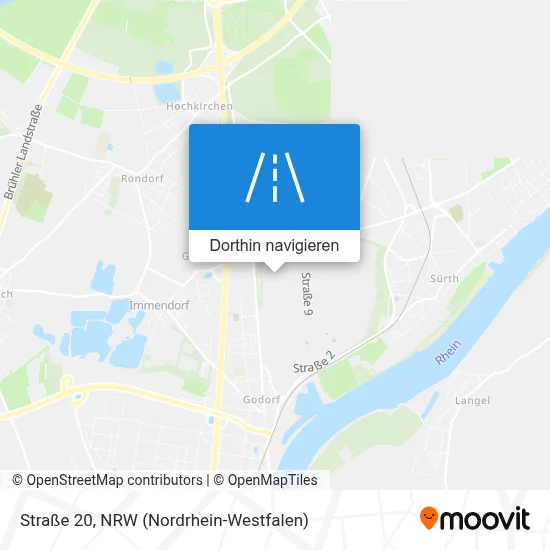 Straße 20 Karte