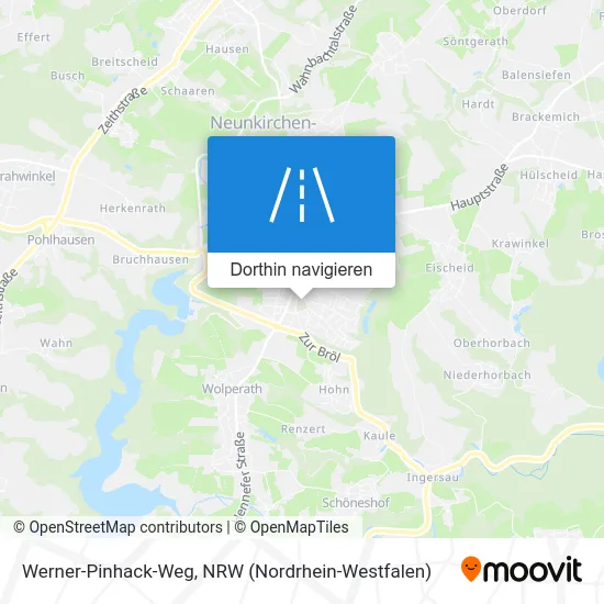 Werner-Pinhack-Weg Karte