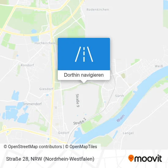 Straße 28 Karte