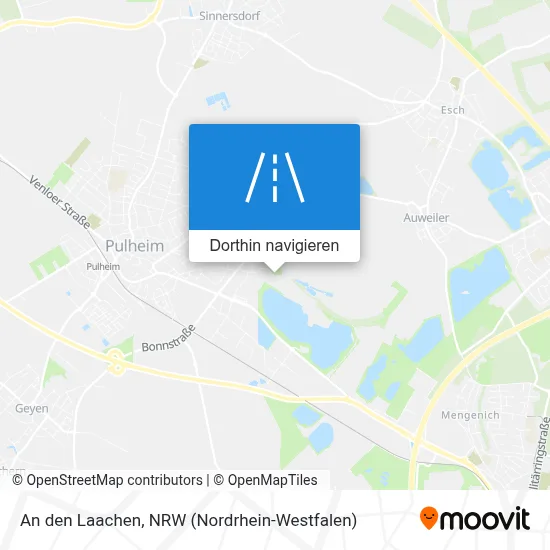 An den Laachen Karte