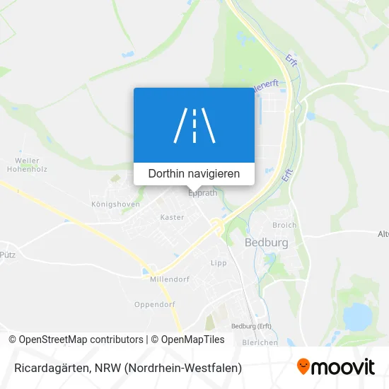 Ricardagärten Karte