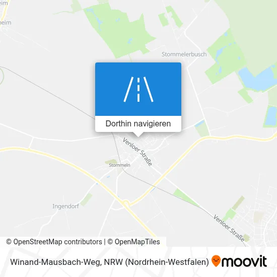 Winand-Mausbach-Weg Karte