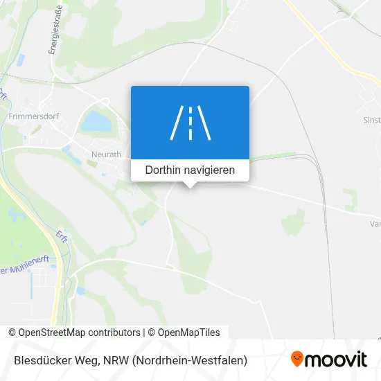 Blesdücker Weg Karte