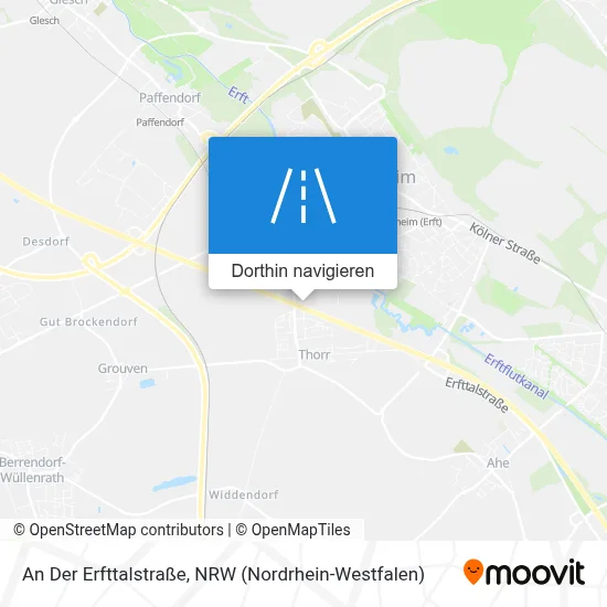An Der Erfttalstraße Karte