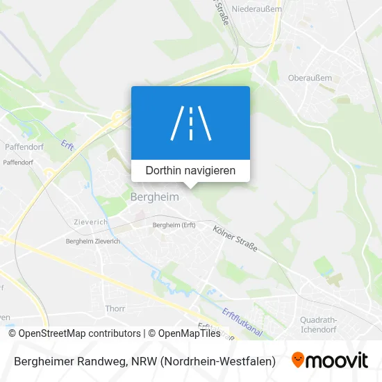 Bergheimer Randweg Karte