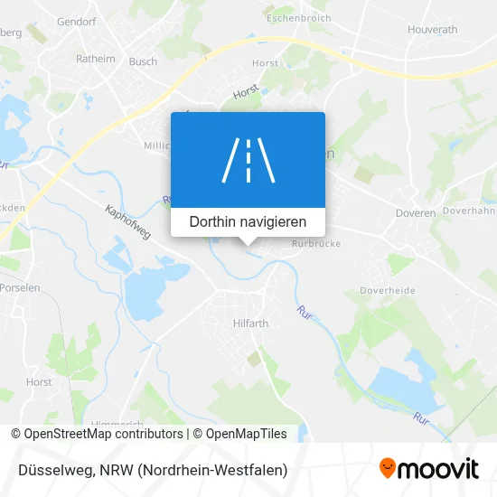 Düsselweg Karte