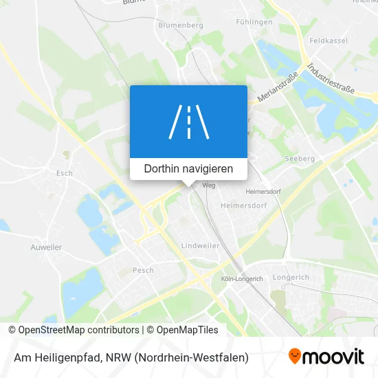 Am Heiligenpfad Karte