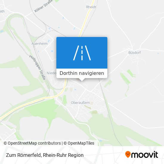 Zum Römerfeld Karte