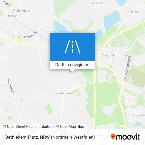 Bethlehem-Platz Karte