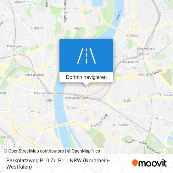 Parkplatzweg P10 Zu P11 Karte