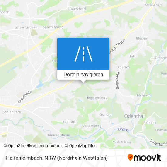 Halfenleimbach Karte