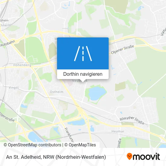 An St. Adelheid Karte