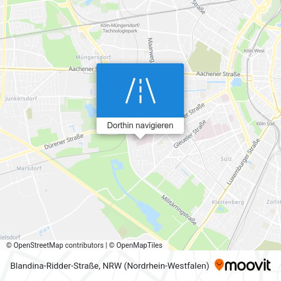Blandina-Ridder-Straße Karte