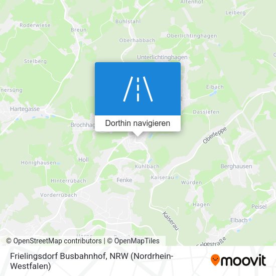 Frielingsdorf Busbahnhof Karte