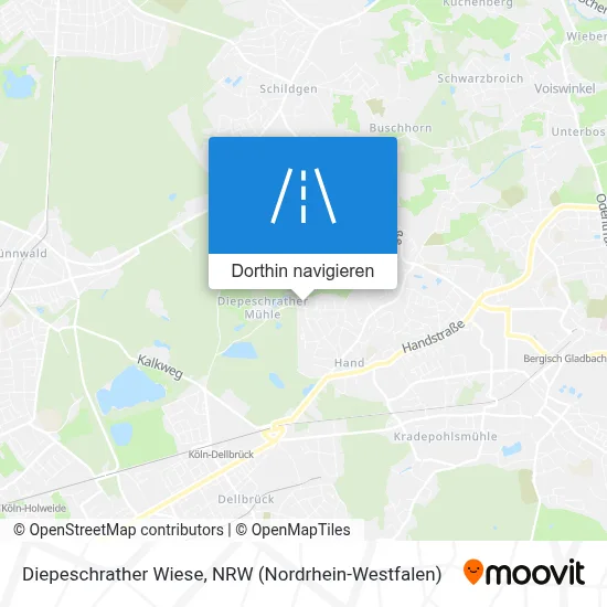 Diepeschrather Wiese Karte