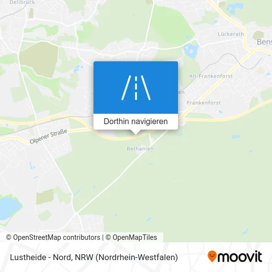 Lustheide - Nord Karte