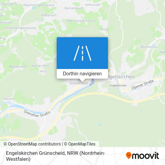 Engelskirchen Grünscheid Karte