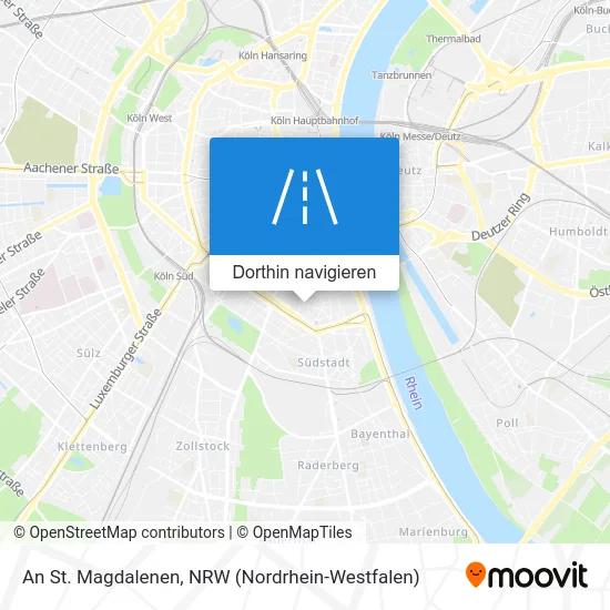 An St. Magdalenen Karte