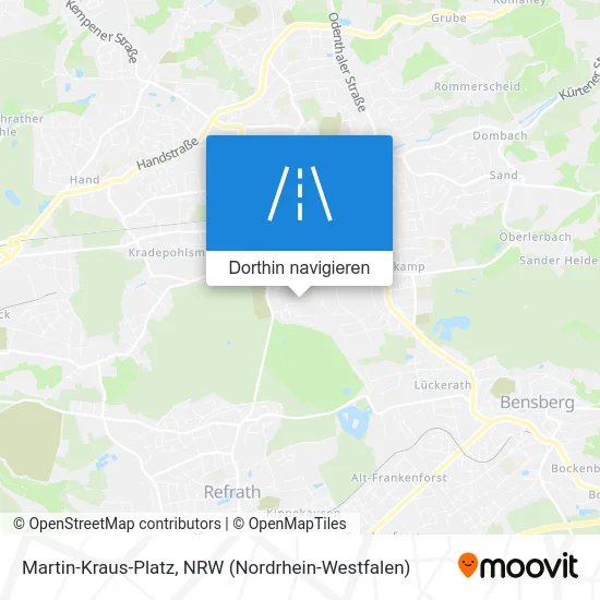 Martin-Kraus-Platz Karte