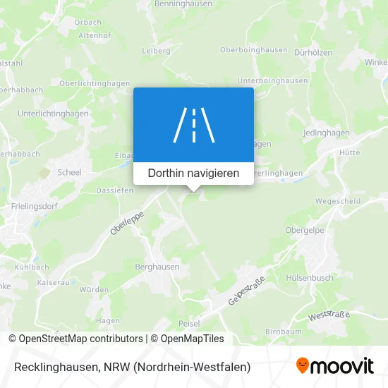 Recklinghausen Karte