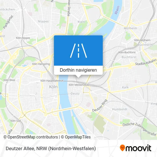 Deutzer Allee Karte