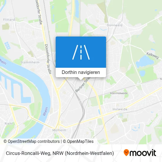 Circus-Roncalli-Weg Karte