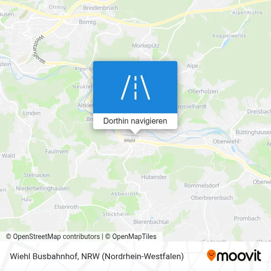 Wiehl Busbahnhof Karte