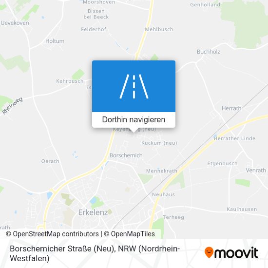Borschemicher Straße (Neu) Karte