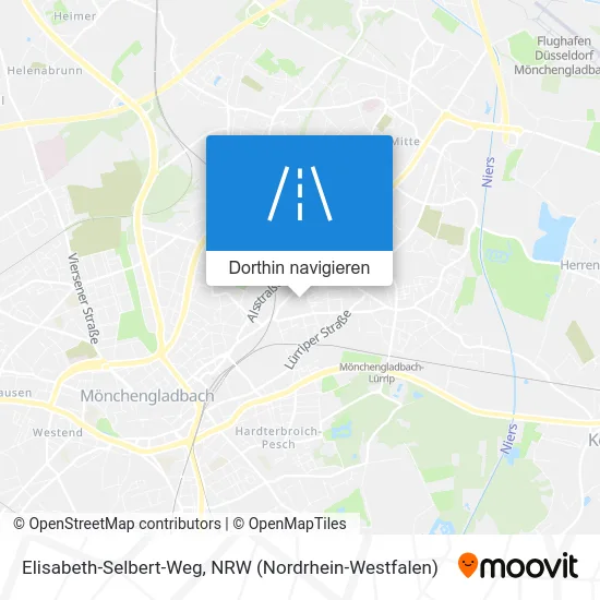 Elisabeth-Selbert-Weg Karte