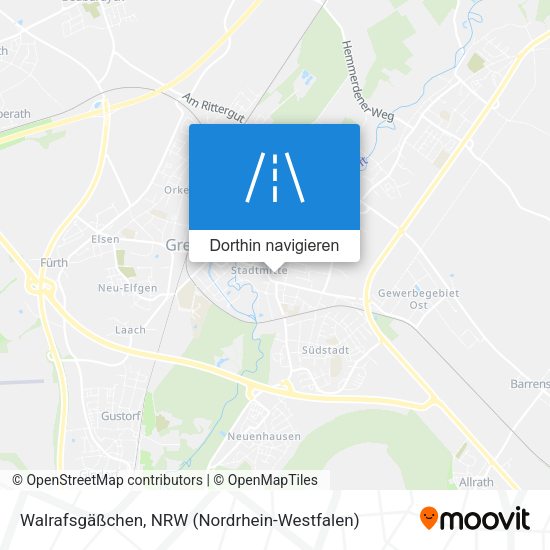 Walrafsgäßchen Karte