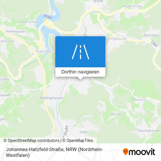 Johannes-Hatzfeld-Straße Karte