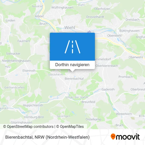Bierenbachtal Karte