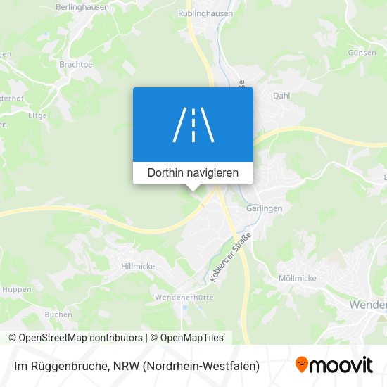 Im Rüggenbruche Karte